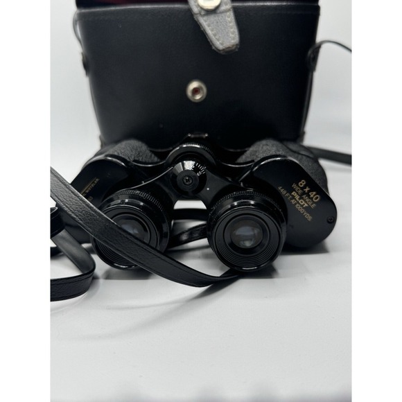 Vintage Carl Wetzlar H 853 Binoculars 8 x 40 Wide Angle Pilot. (Case Damage) - Picture 1 of 16
